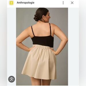 Maeve Black and Cream Dress